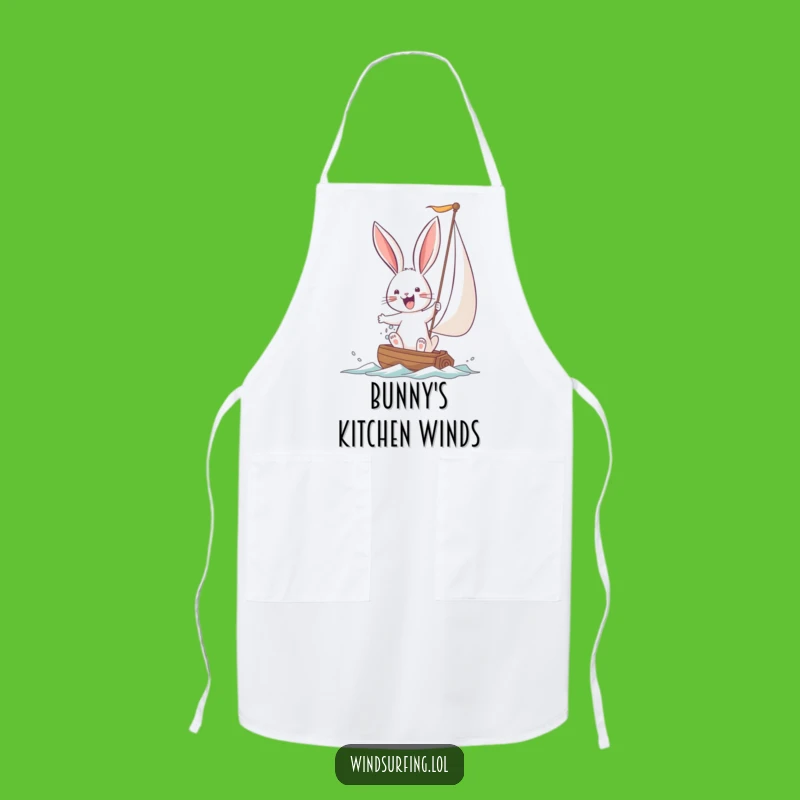 Funny Bunny Sailing Apron: Conquer Your Kitchen Tasks with Humor