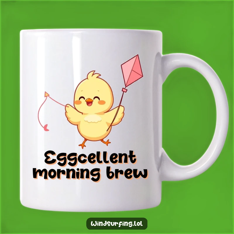 Funny Chick Kite Sail Mug: A Hilarious Gift for Joyful Beginnings
