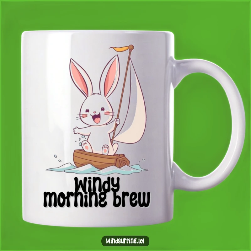Funny Bunny & Sail Mug: A Hilarious Gift for Overcoming Challenges