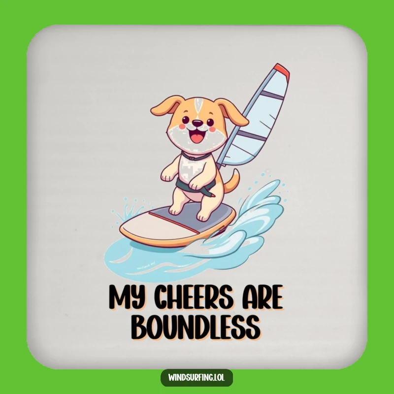 Funny Happy Dog Coasters: Protect Your Surfaces with Canine Charm, a Fun Funny Gift Set!