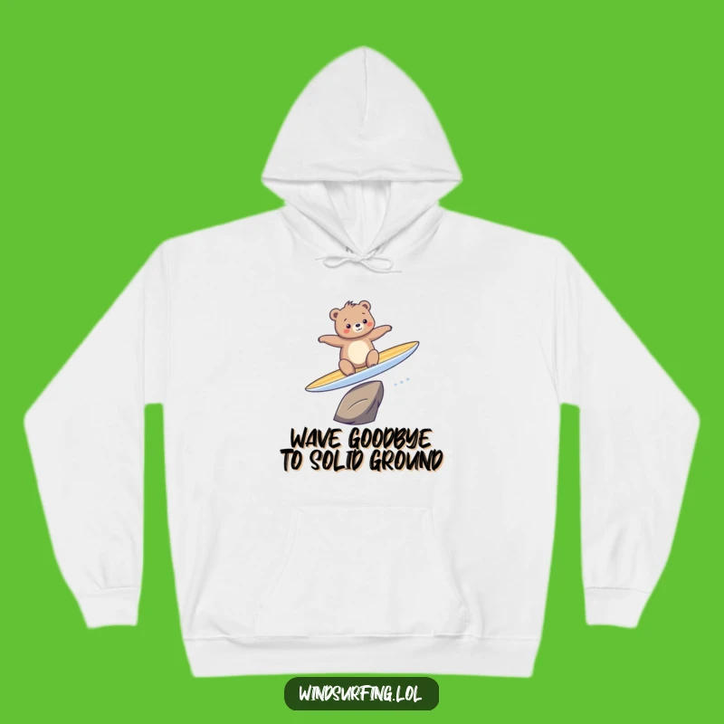 Funny Bear Surfing Hoodie: Cozy Comfort and Hilarious Style, Great Gift