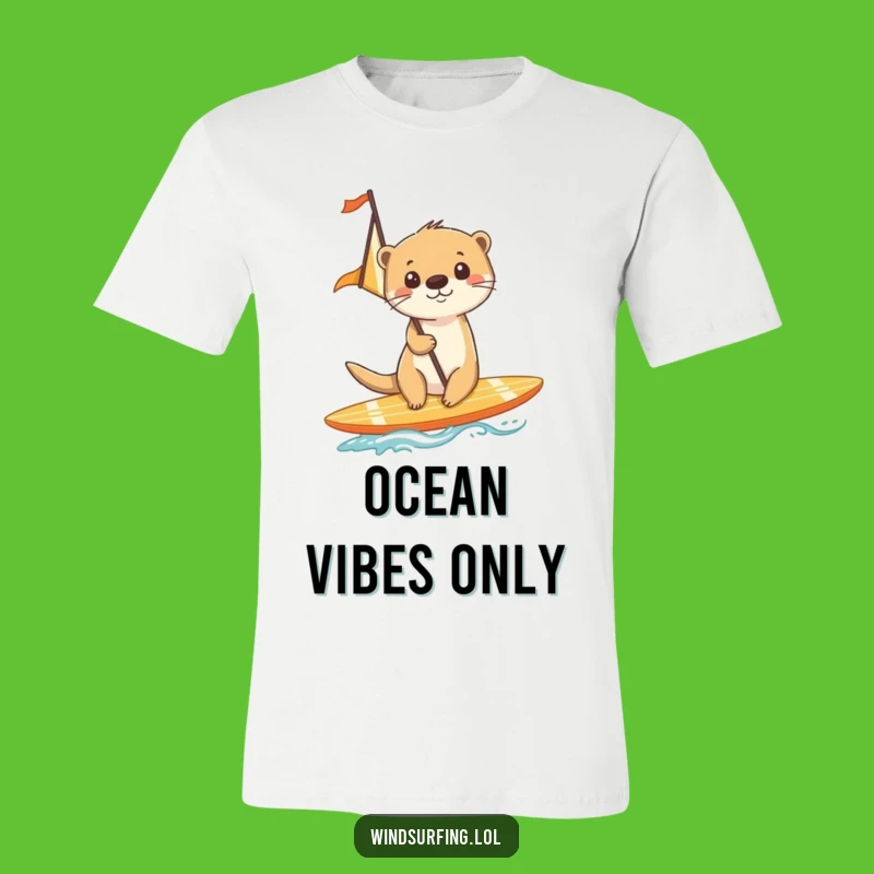 Funny Otter Surfing T-Shirt: Wittiest Gift for Water Sports Fun