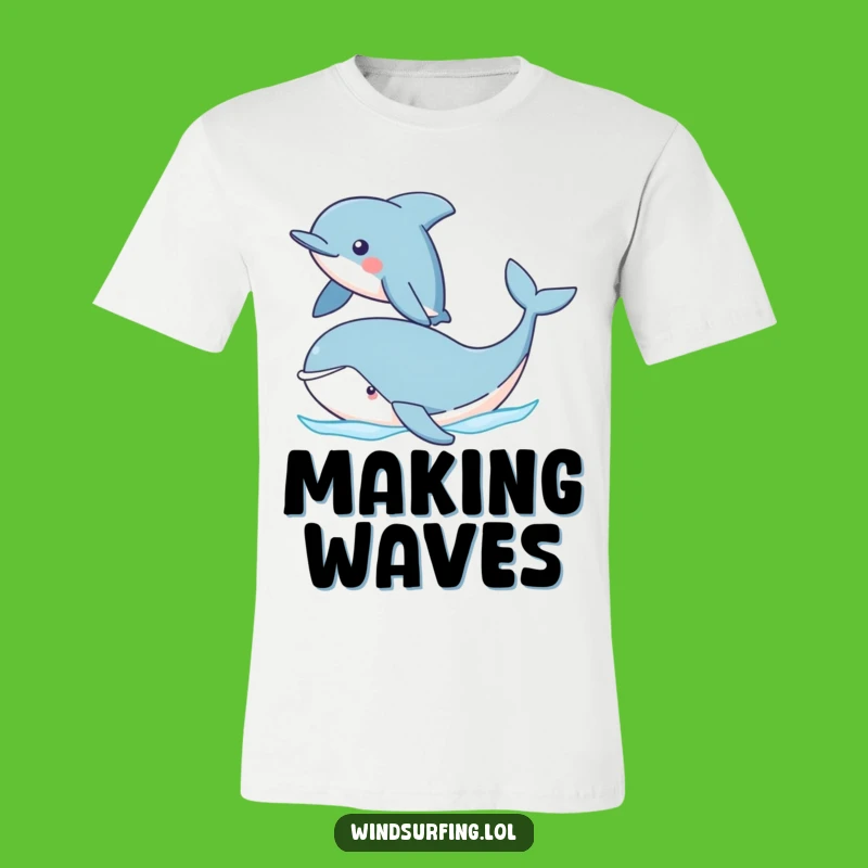 Funny Dolphin Sailing Whale T-Shirt: Wear Your Ocean Adventure with Pride